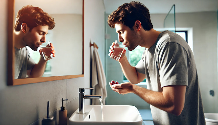 After You Lose a Filling or Crown rinse your mouth