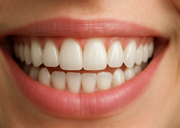 woman shows her healthy teeth by choosing root canal altertanives