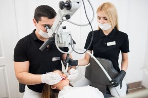 An endodontist is a dental specialist trained to diagnose